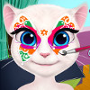 Talking Angela Face Painting  - Face Painting Games 