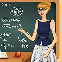 Teacher Dress Up Games , The School Teacher | RainbowDressup.com