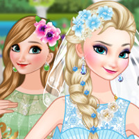 Frozen Elsa And Anna Games , Bride Elsa and Bridesmaid Anna ...